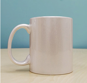 taza metalizado perla