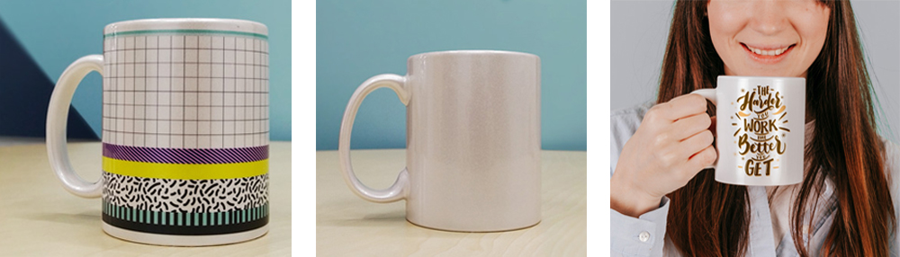 taza metalizado perla