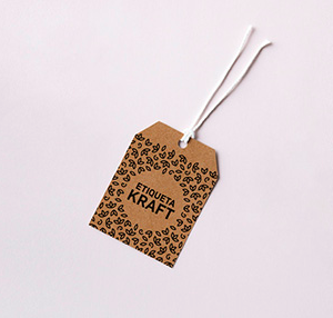 etiqueta kraft
