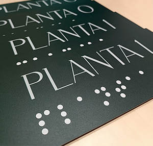 placa pvc rotulada