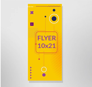 flyer 10x21 cm